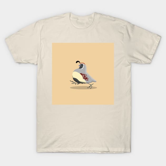 Gambell's quail T-Shirt by Zolinstudio